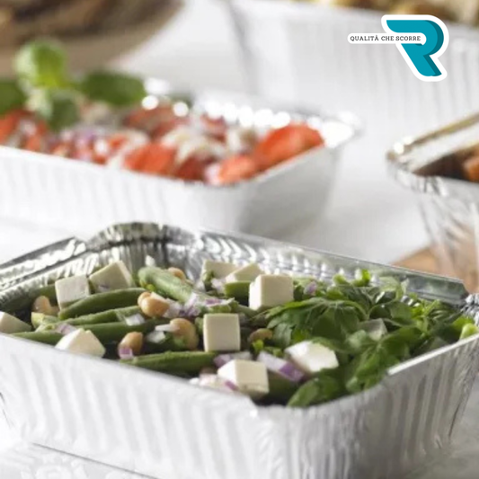 Vaschetta alluminio 1Porzione