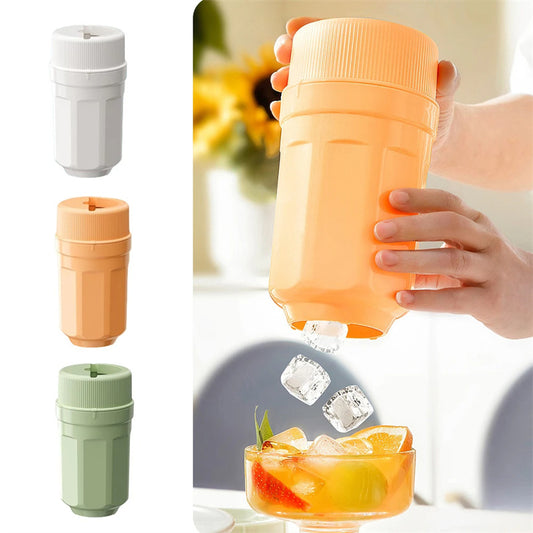 Twisting Ice Cup Rotating Release Ice Cube Trays Rotation With Cover Ice Block Mold For Freezer Home Refrigerator Storage